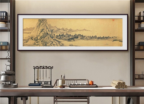 國(guó)畫山水裝飾畫制作
